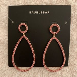 BaubleBar Pink Statement Earrings
